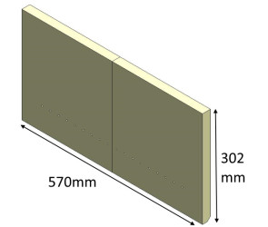 ASPS08015 PARKRAY Rear Brick  |  Aspect 8 (Eco) 